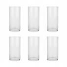 Conjunto Copo de Vidro Borda Dourada Luxuoso Canelado 395 ML 6 UN Conjunto Copo de Vidro Borda Dourada Luxuoso Canelado 395 ML 6 UN