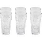 Conjunto Copos 300 ml 6 Peças 14 x 7,5cm Vidro -Quanhe