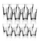 Conjunto Copos Casablanca Pasabahçe com 8 Unidades de 415ml e 8 Unidades 355ml
