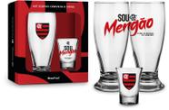 Conjunto Copos Munich e Dose Olé Flamengo Oficial Licenciado Conjunto Copos Munich e Dose Olé Flamengo Oficial Licenciado