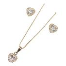 Conjunto coração com esferas cristal Conjunto coração com esferas cristal