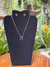 Conjunto coração vermelho Conjunto coração vermelho