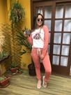Conjunto Corina Lovers coral/dog