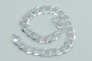 Conjunto Corrente 70cm E Pulseira 21cm X 5mm Em Prata 925 Conjunto Corrente 70cm E Pulseira 21cm X 5mm Em Prata 925