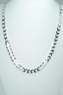 Conjunto Corrente 70cm E Pulseira Grumet 9mm Prata 925 Conjunto Corrente 70cm E Pulseira Grumet 9mm Prata 925