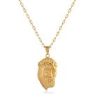 Conjunto Corrente e Face de Cristo Fosca Banhado a Ouro 18k Conjunto Corrente e Face de Cristo Fosca Banhado a Ouro 18k