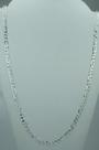 Conjunto Corrente E Pulseira 3 Em 1 4.5mm X 70cm Prata 925