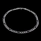 Conjunto Corrente E Pulseira 3 Em 1 Em Prata 925