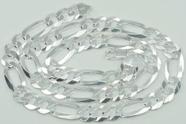 Conjunto Corrente E Pulseira 3 X 1 7mm X 70cm Em Prata 925