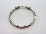 Conjunto Corrente E Pulseira Em Prata 925