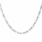 Conjunto Corrente E Pulseira Masculina 3 Em 1 3mm Prata 925