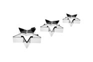 Conjunto Cortadores De Biscoito Estrela Brinox Glacê 3 Peças