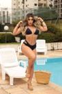 Conjunto cortininha resort com tanga dupla face