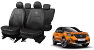 Conjunto couro Peugeot 2008 21-24 resistente rasgos sujeira líquidos