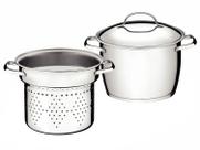 Conjunto Cozi-Pasta Inox 2 Peças