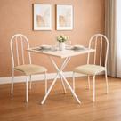 Conjunto Cozinha Sala Jantar Mesa Diamante 2 Cadeira 544.arc