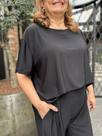Conjunto crepe de malha 48123 calça pantalona com elástico na cintura CORBELLAS - MARIA TEREZA