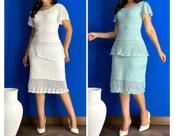 Conjunto Crochê - Saia e Blusa ANO NOVO