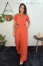 Conjunto CROPPED Calça Pantalona