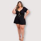 Conjunto Cropped Detalhe no Busto e Short com Cinto 0659 Conjunto Cropped Detalhe no Busto e Short com Cinto 0659