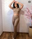 Conjunto Cropped e calça