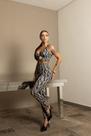 Conjunto cropped e calca trend dark maria gueixa