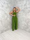 Conjunto cropped e calça Conjunto cropped e calça
