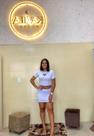 Conjunto Cropped e Saia