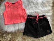 Conjunto cropped regata e short