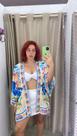 Conjunto Cropped+Saia+Sobretudo