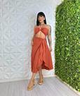 Conjunto Cropped + Saia Transpassada Pareô Liso