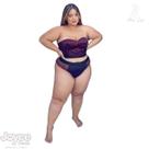 Conjunto Cropped sem alça Fio Duplo Gota Vermelho Pto 236.03