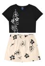 Conjunto Cropped Short-Saia Bee Loop Conjunto Cropped Short-Saia Bee Loop