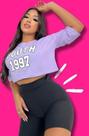 Conjunto cropped+shorts legging