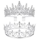Conjunto Crown Set VELSCRUN Tiara Crown King Queen para homens e mulheres