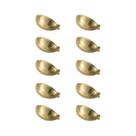 Conjunto Cup Bar Pull Decor Elegant Decor Claude Zinc Alloy Gold 10 unidades