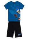Conjunto Curto Brandili 36408 Infantil Sonic Algodão T. 04/10 Conjunto Curto Brandili 36408 Infantil Sonic Algodão T. 04/10