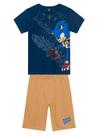 Conjunto Curto Brandili 36408 Infantil Sonic Algodão T. 04/10 Conjunto Curto Brandili 36408 Infantil Sonic Algodão T. 04/10