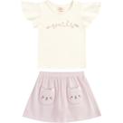 Conjunto Curto Cats Infantil Menina Marisol - 2P Conjunto Curto Cats Infantil Menina Marisol - 2P