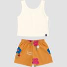 Conjunto Curto Floral Infantil Menina Marisol - 2P Conjunto Curto Floral Infantil Menina Marisol - 2P