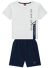 Conjunto Curto Kyly 1001373 Juvenil Menino Estampado Algodão T. 10/14