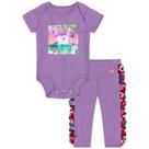 Conjunto Curto Lilica Ripilica Baby Antiviral Roxo