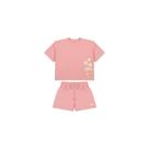 Conjunto Curto Lilica Ripilica Blusa e Short Fun Kids Rosa