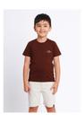 Conjunto Curto Menino Marrom Banana Dang