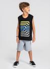 Conjunto Curto Menino Regata e Bermuda Surf