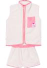 Conjunto Curto Shorts Off White Infantil Serelepe Conjunto Curto Shorts Off White Infantil Serelepe
