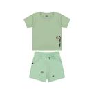 Conjunto Curto Tigor T Tigre Camiseta e Bermuda Verde