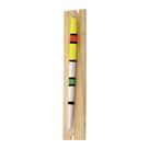 Conjunto d/2 com anzol am n 12 boia pena madeira linha 0,20mm e chumbo arroz n 01