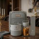 Conjunto da Linha Joy com Bolsa térmica Porta talher Pote de Marmita 2 Andares e Garrafa 430ml Conjunto da Linha Joy com Bolsa térmica Porta talher Pote de Marmita 2 Andares e Garrafa 430ml