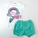 Conjunto Dahti Kids Festa do Arco- Iris Feminino 02 Peças
